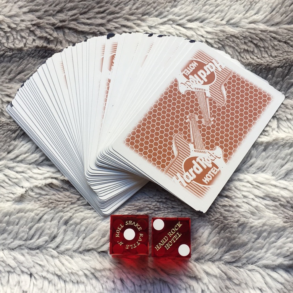 Authentic Hard Rock Hotel Playing Cards